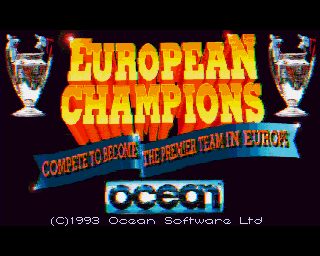 European Champions  title screen image #1 