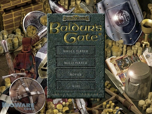Baldur's Gate  title screen image #1 