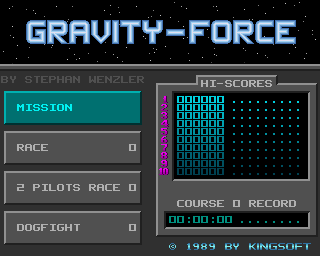 Gravity-Force  title screen image #1 