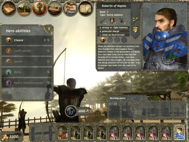 Crusaders: Thy Kingdom Come in-game screen image #1 