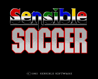 Sensible Soccer: European Champion  title screen image #1 