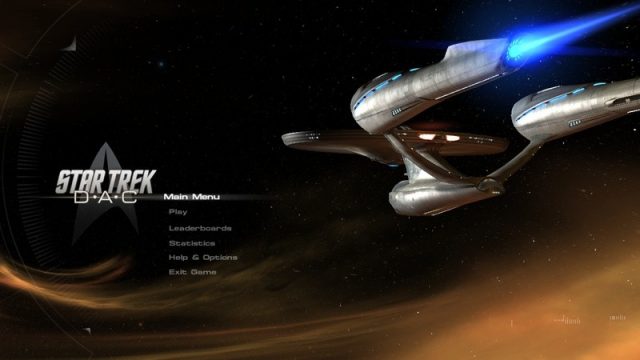 Star Trek: D·A·C  in-game screen image #2 Main menu