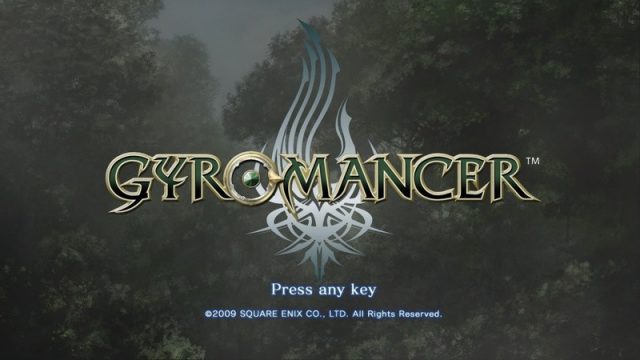 Gyromancer title screen image #1 