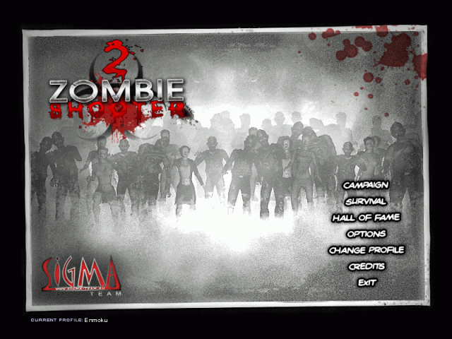 Zombie Shooter 2 title screen image #1 
