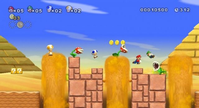 New Super Mario Bros. Wii in-game screen image #2 