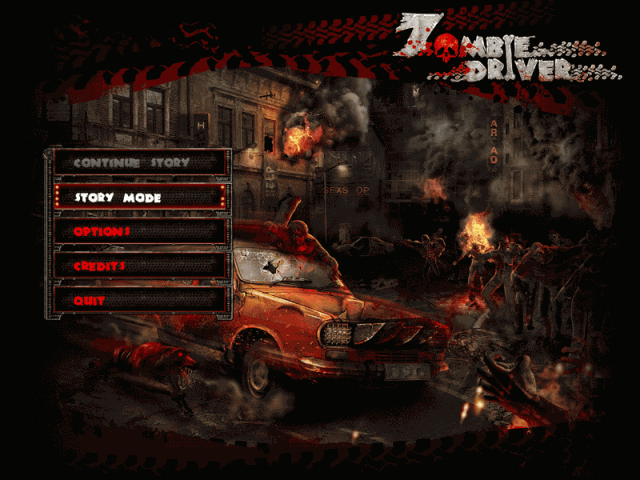 Zombie Driver title screen image #1 