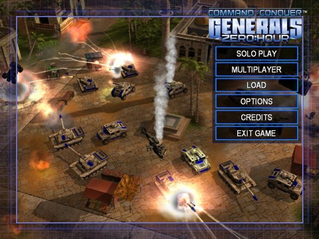 Command & Conquer: Generals: Zero Hour  in-game screen image #1 Main menu