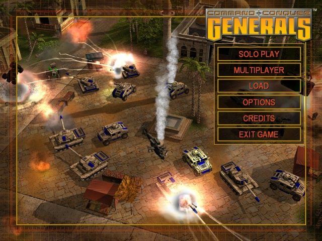 Command & Conquer: Generals in-game screen image #1 Main menu