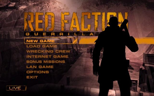 Red Faction: Guerrilla  title screen image #1 Main menu
