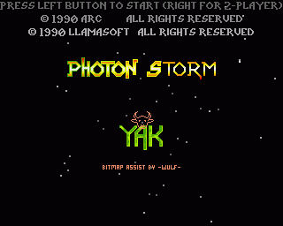 Photon Storm title screen image #1 
