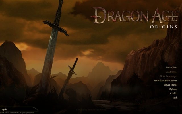 Dragon Age: Origins title screen image #1 