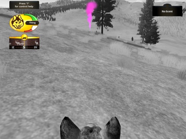 WolfQuest  in-game screen image #3 Carcass up ahead