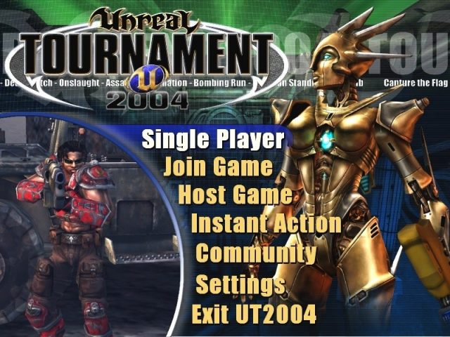 Unreal Tournament 2004  title screen image #1 