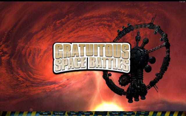 Gratuitous Space Battles  title screen image #1 