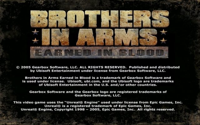 brothers in arms earned in blood win 10