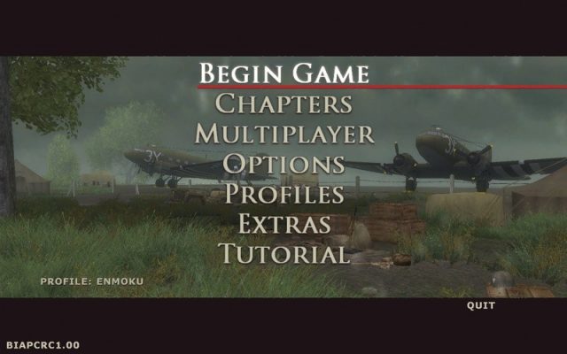 Brothers in Arms: Road to Hill 30  in-game screen image #2 Main menu