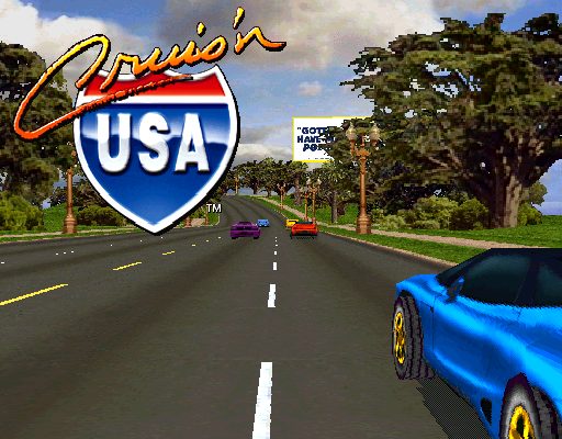 Cruis'n USA  title screen image #1 