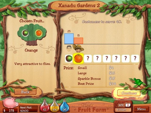 Flora's Fruit Farm in-game screen image #3 