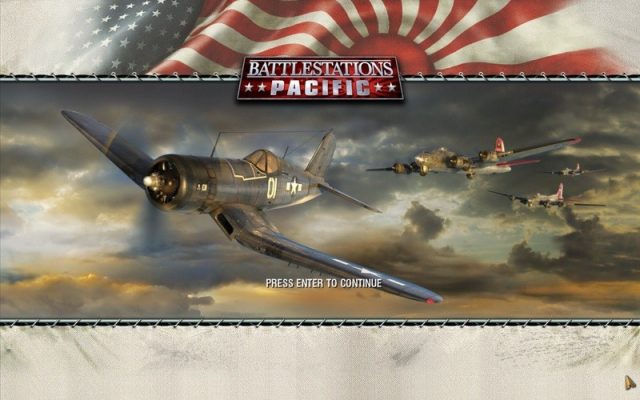 Battlestations: Pacific  title screen image #1 