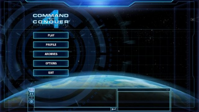 Command & Conquer 4: Tiberian Twilight  in-game screen image #2 Main menu