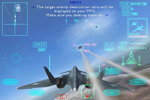 Ace Combat Xi  in-game screen image #1 