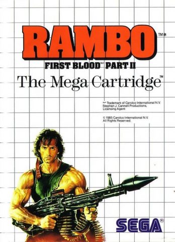 Rambo: First Blood Part II  cabinet / card / hardware image #1 