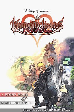 Kingdom Hearts 358/2 Days  title screen image #1 