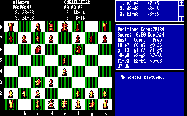 The Chessmaster 2100  in-game screen image #2 