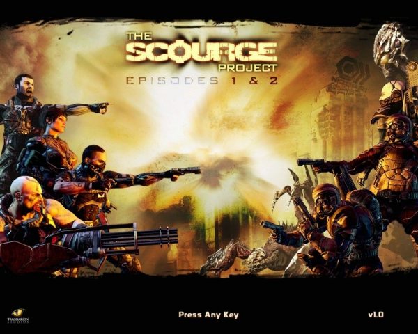 The Scourge Project  title screen image #1 