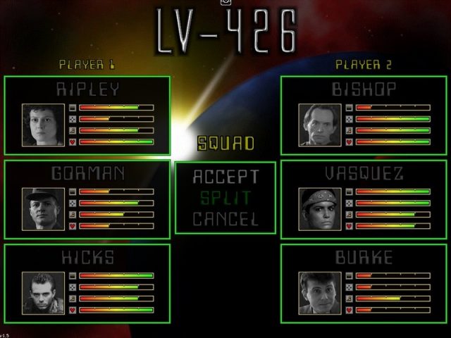 LV-426 in-game screen image #3 Squad selection