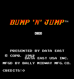 Bump 'N' Jump  title screen image #1 