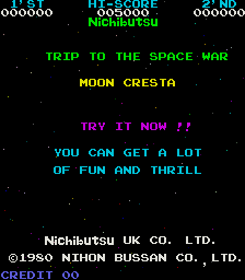Moon Cresta  title screen image #1 