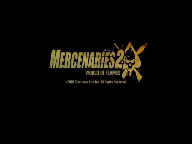 Mercenaries 2: World in Flames  title screen image #1 
