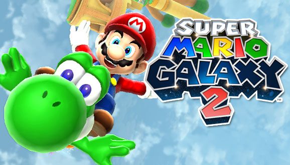 Super Mario Galaxy 2  title screen image #1 