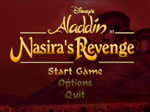 Aladdin: Nasira's Revenge  title screen image #1 