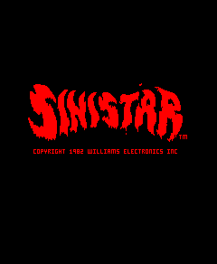 Sinistar title screen image #1 