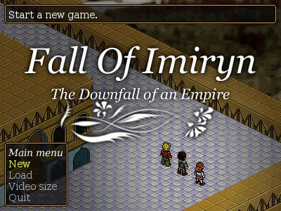 Fall of Imiryn  title screen image #1 