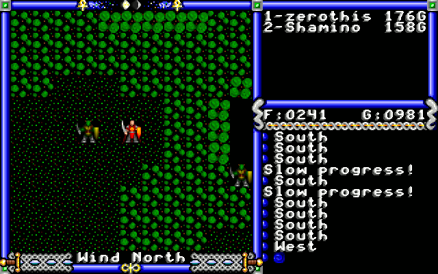XUltima IV  in-game screen image #3 