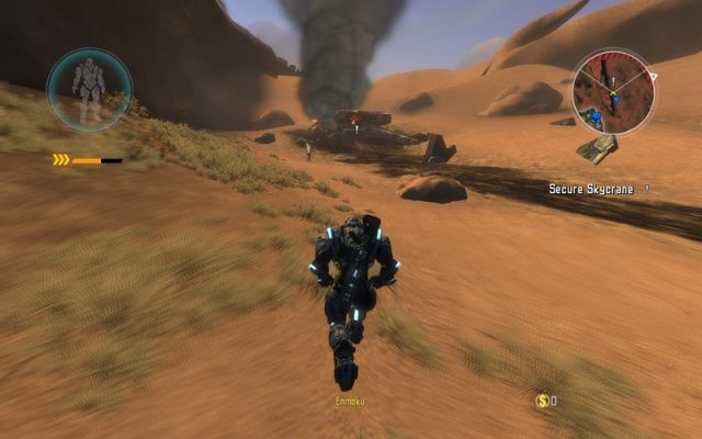 Section 8 in-game screen image #3 Running in overdrive