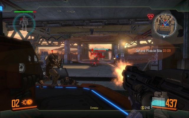 Section 8 in-game screen image #1 Shooting people