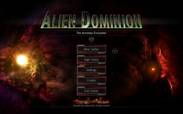 Alien Dominion: The Acronian Encounter title screen image #1 