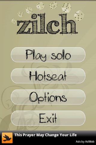 Zilch  title screen image #1 