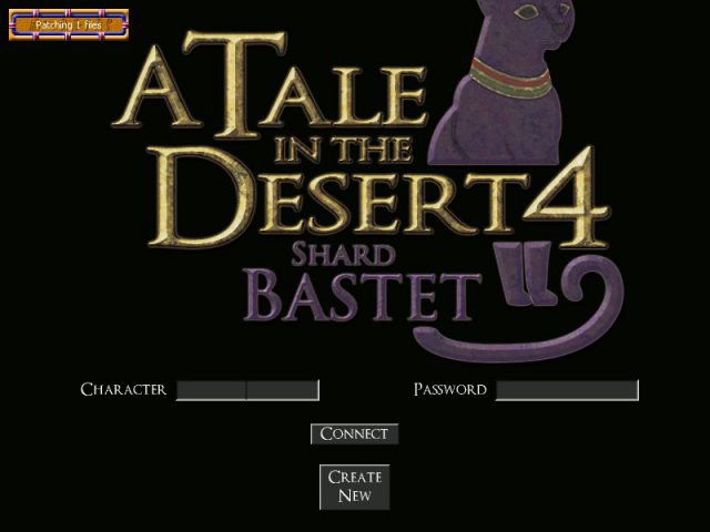 A Tale in the Desert  title screen image #1 