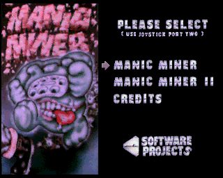 Manic Miner title screen image #1 