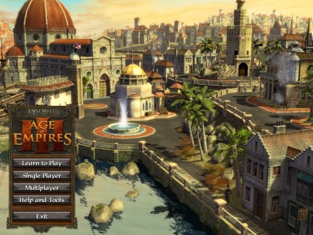 Age of Empires III  in-game screen image #2 Main menu