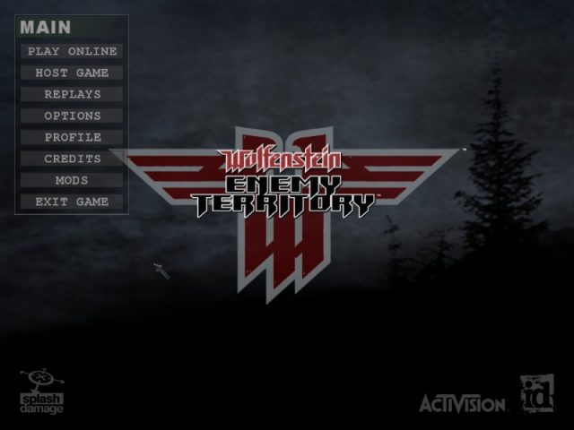 Wolfenstein: Enemy Territory title screen image #1 