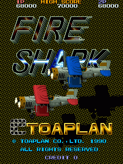 Fire Shark  title screen image #1 