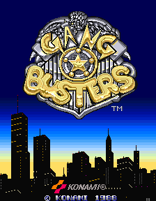 Gang Busters  title screen image #1 