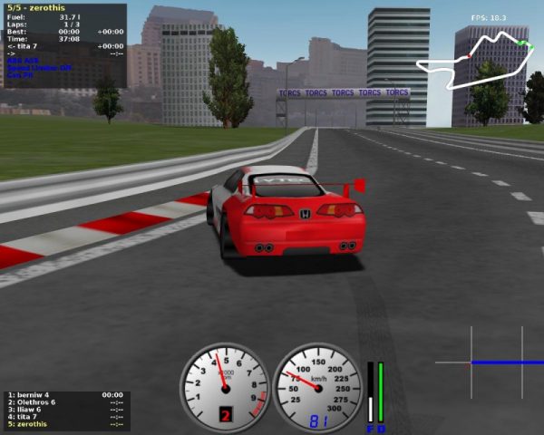 TORCS  in-game screen image #1 
