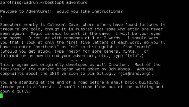 Adventure - The Colossal Cave  title screen image #1 